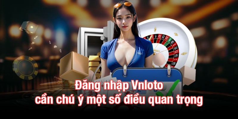 Đăng nhập Vnloto cần chú ý một số điều quan trọng