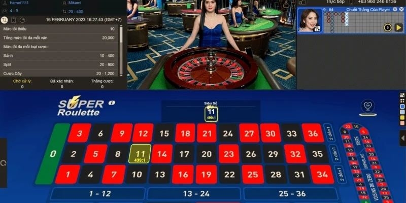 Roulette được biết đến với các vòng quay cực kỳ cuốn hút